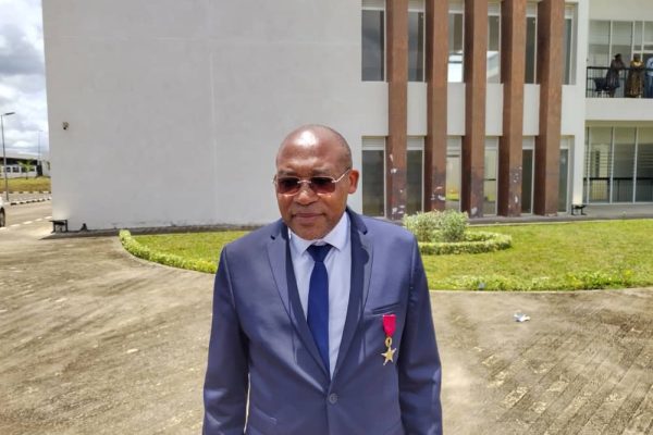 Professor Joseph Kamgno, Knight of the Order of Valor of Cameroon Professor Joseph Kamgno, Knight of the Order of Valor of Cameroon